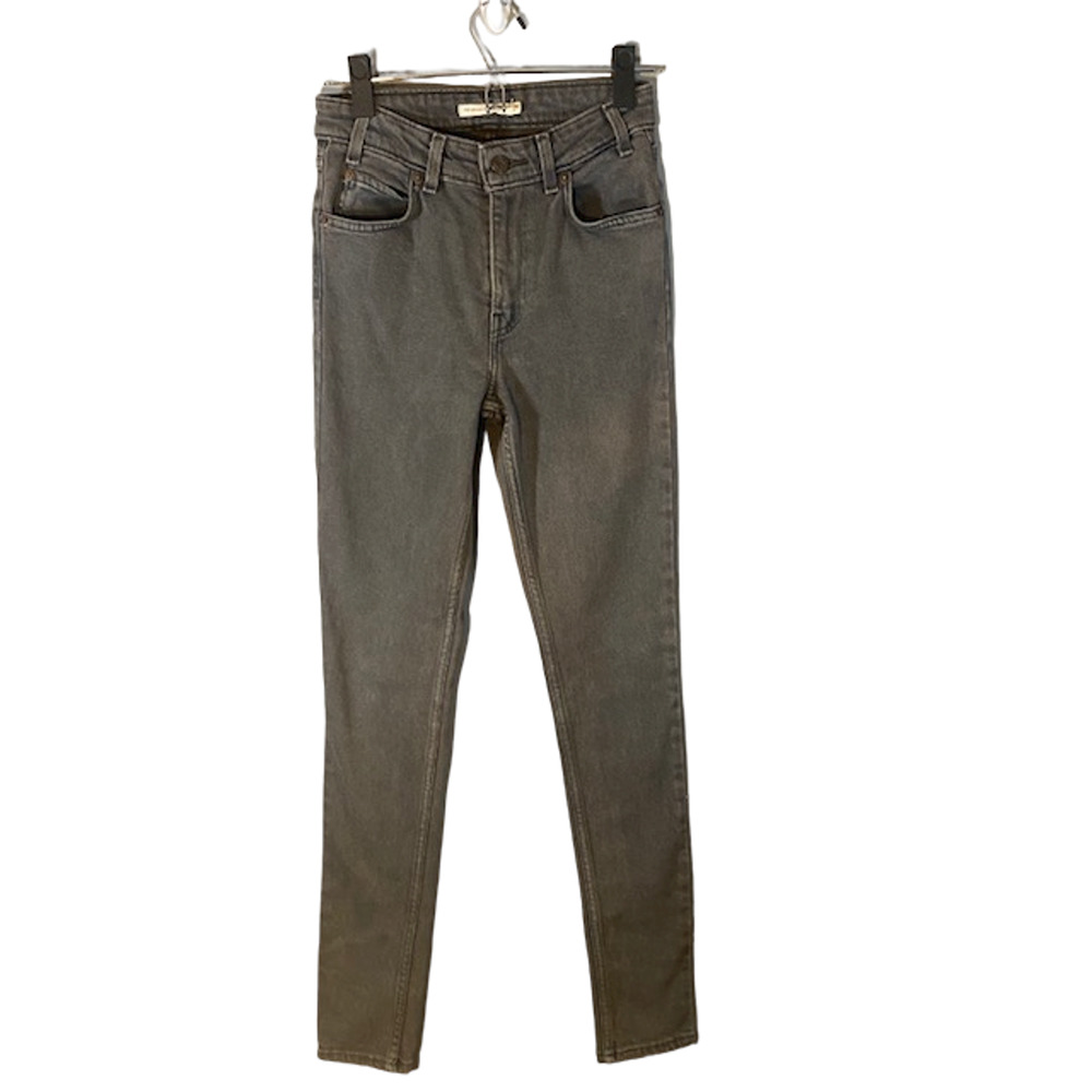 Levi's 721 Orange Tab Vintage High Rise Skinny Ankle Denim Jeans Women Sz 25